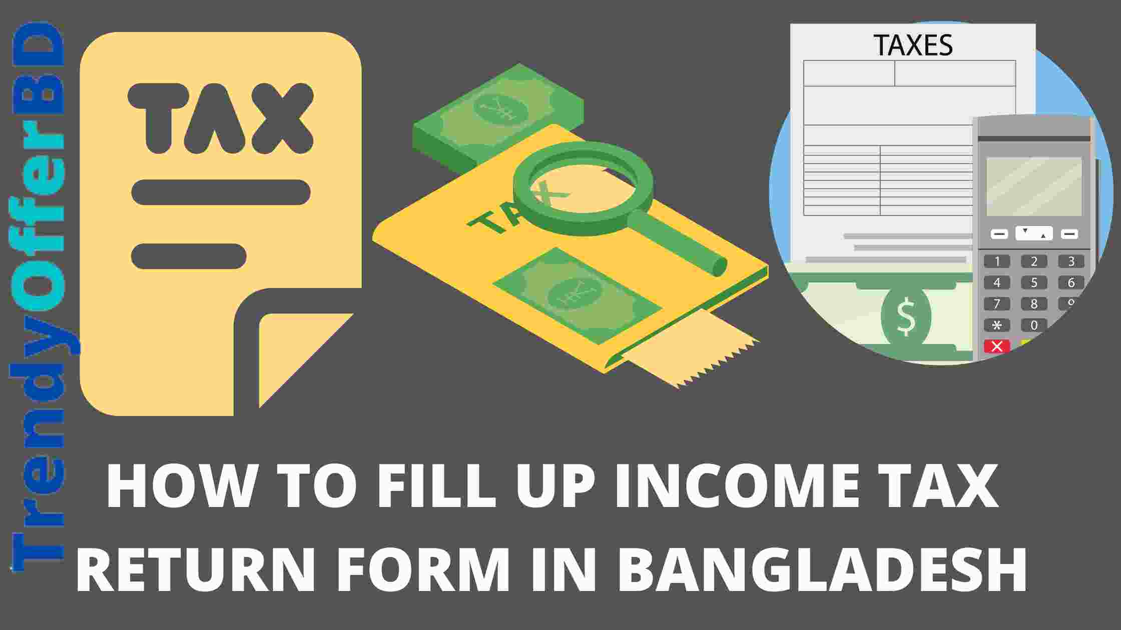 How to fill up income tax return form in Bangladesh (2)